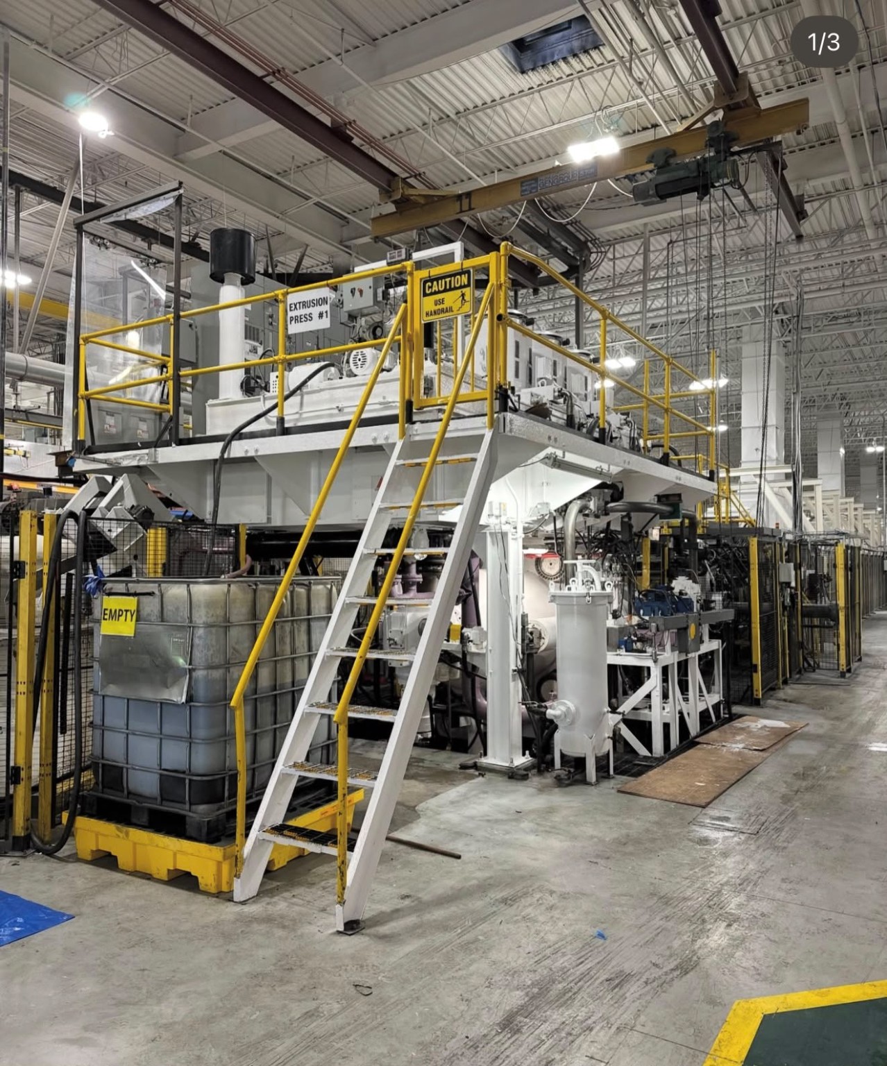 Industrial machinery painting